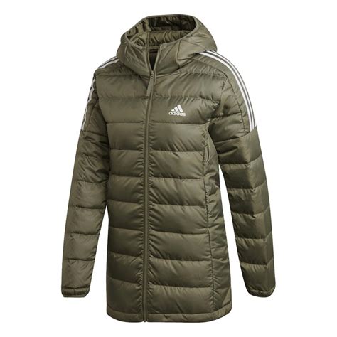 adidas herbstjacke damen|adidas Women's Essentials Light Down Hooded Parka.